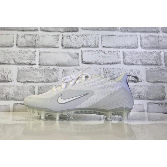 Nike Alpha Huarache 8 Pro Triple All White Lacrosse Cleats CW4439-110 Men’s 8 main image 5